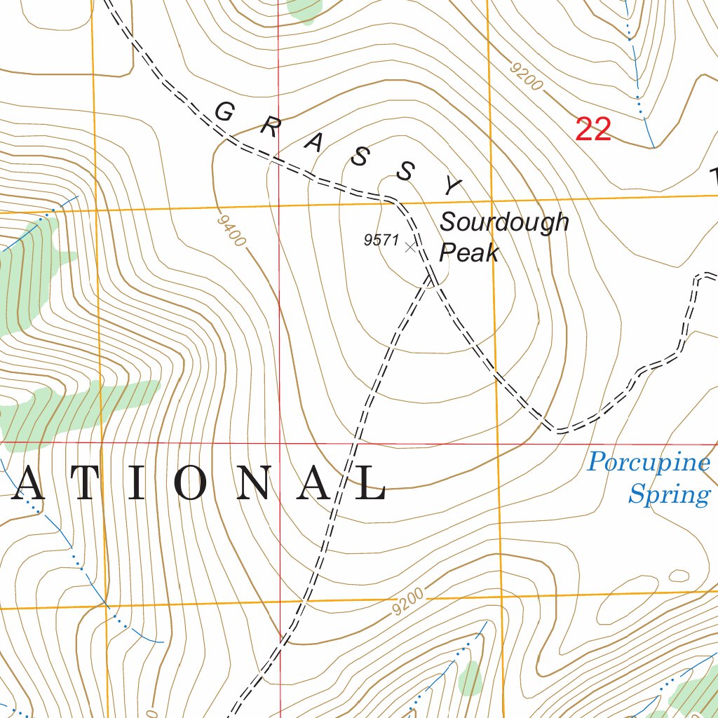 Graphite Mountain, MT FSTopo Legacy Map by US Forest Service - Topo ...