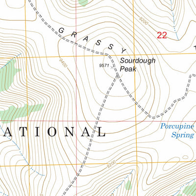 US Forest Service - Topo Graphite Mountain, MT FSTopo Legacy digital map