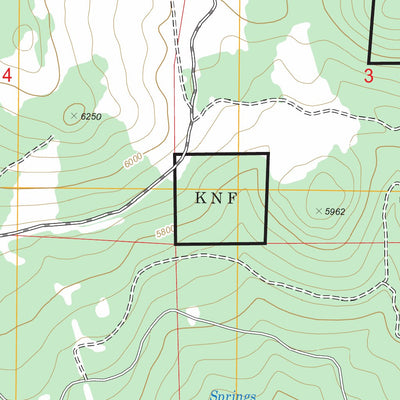 US Forest Service - Topo Grass Lake, CA FSTopo Legacy digital map