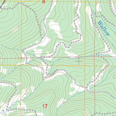 US Forest Service - Topo Grass Lake, CA FSTopo Legacy digital map