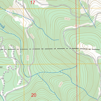 US Forest Service - Topo Grass Mountain, OR FSTopo Legacy digital map