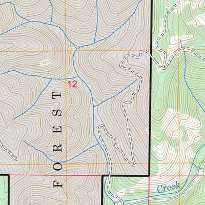 US Forest Service - Topo Grass Mountain, OR FSTopo Legacy digital map