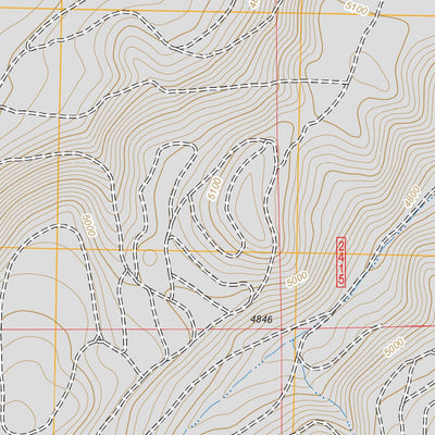 US Forest Service - Topo Grass Well, OR FSTopo Legacy digital map