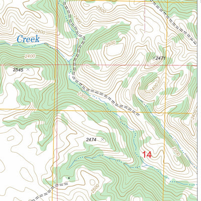 US Forest Service - Topo Grassy Butte, ND FSTopo Legacy digital map
