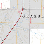 US Forest Service - Topo Grassy Butte SW, ND FSTopo Legacy digital map
