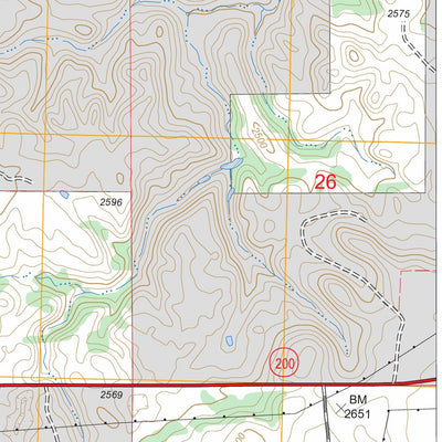 US Forest Service - Topo Grassy Butte SW, ND FSTopo Legacy digital map