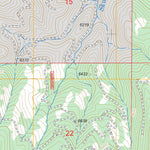 US Forest Service - Topo Grassy Mountain, MT FSTopo Legacy digital map