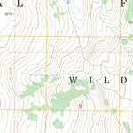 US Forest Service - Topo Gravel Peak, WY FSTopo Legacy digital map