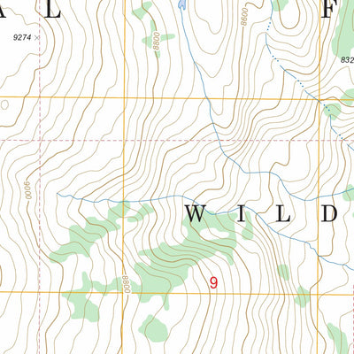 US Forest Service - Topo Gravel Peak, WY FSTopo Legacy digital map