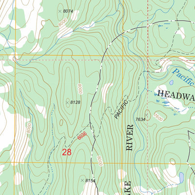 US Forest Service - Topo Gravel Peak, WY FSTopo Legacy digital map