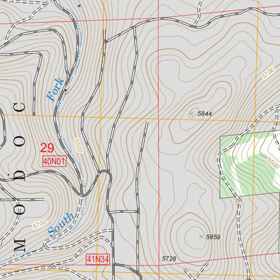 US Forest Service - Topo Graven Ridge, CA FSTopo Legacy digital map