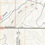 US Forest Service - Topo Gray Butte, OR FSTopo Legacy digital map