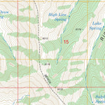 US Forest Service - Topo Gray Head Peak, UT FSTopo Legacy digital map