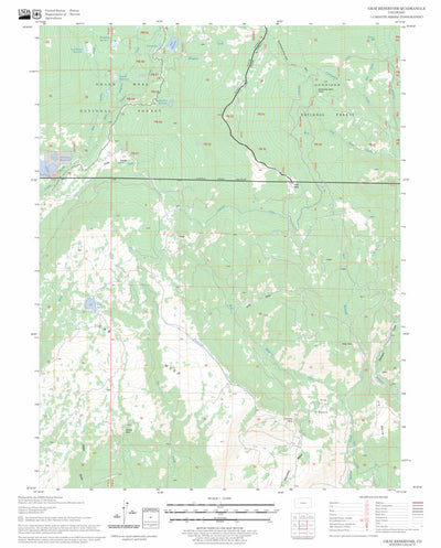 US Forest Service - Topo Gray Reservoir, CO FSTopo Legacy digital map