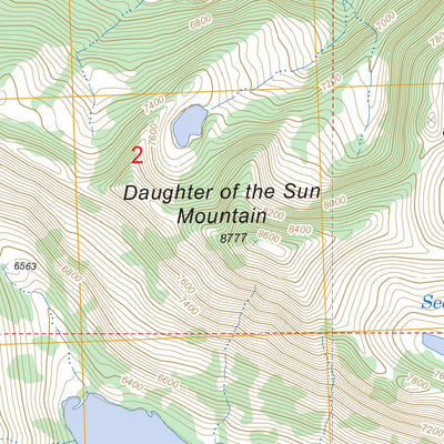 US Forest Service - Topo Gray Wolf Lake, MT FSTopo Legacy digital map