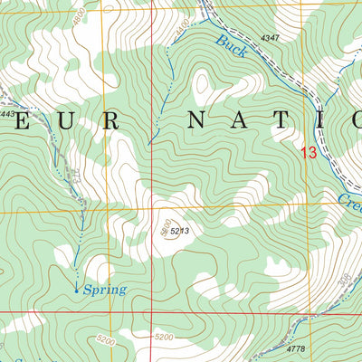 US Forest Service - Topo Graylock Butte, OR FSTopo Legacy digital map