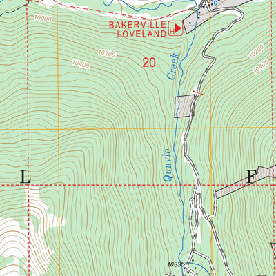 US Forest Service - Topo Grays Peak, CO FSTopo Legacy digital map