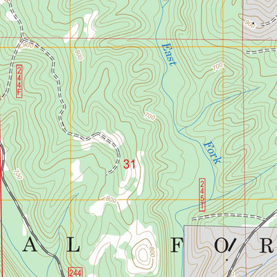 US Forest Service - Topo Grayson, AL FSTopo Legacy digital map