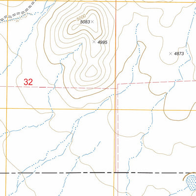 US Forest Service - Topo Greasewood Mountain, AZ FSTopo Legacy digital map