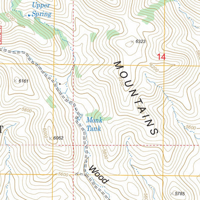 US Forest Service - Topo Greasewood Mountain, AZ FSTopo Legacy digital map