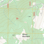 US Forest Service - Topo Green Mountain, WA FSTopo Legacy digital map
