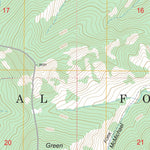 US Forest Service - Topo Green Mountain, WY FSTopo Legacy digital map