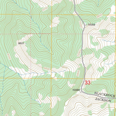 US Forest Service - Topo Green Mountain, WY FSTopo Legacy digital map