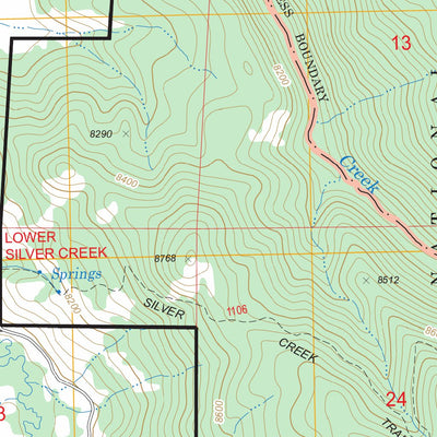 US Forest Service - Topo Green Ridge, CO FSTopo Legacy digital map
