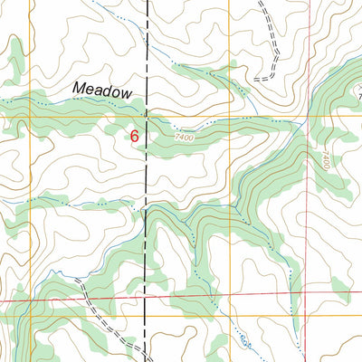 US Forest Service - Topo Green Top Mountain, WY FSTopo Legacy digital map