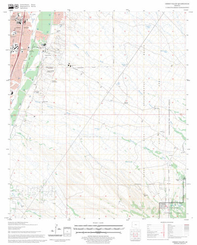 US Forest Service - Topo Green Valley, AZ FSTopo Legacy digital map