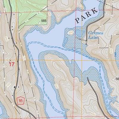 US Forest Service - Topo Greenbrier, IN FSTopo Legacy digital map