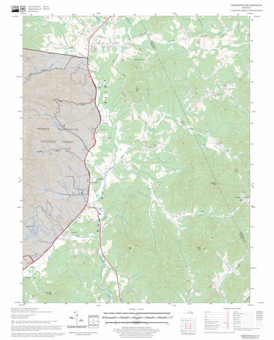 US Forest Service - Topo Greenfield, VA FSTopo Legacy digital map
