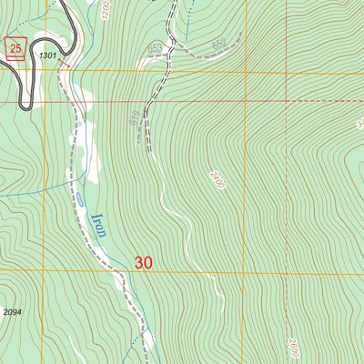 US Forest Service - Topo Greenhorn Buttes, WA FSTopo Legacy digital map