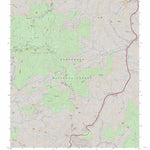 US Forest Service - Topo Greens Creek, NC FSTopo Legacy digital map