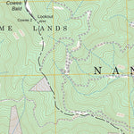 US Forest Service - Topo Greens Creek, NC FSTopo Legacy digital map