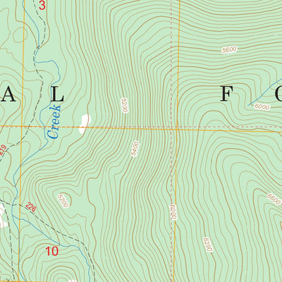 US Forest Service - Topo Greenside Butte, ID FSTopo Legacy digital map