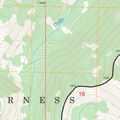 US Forest Service - Topo Greenside Butte, ID FSTopo Legacy digital map