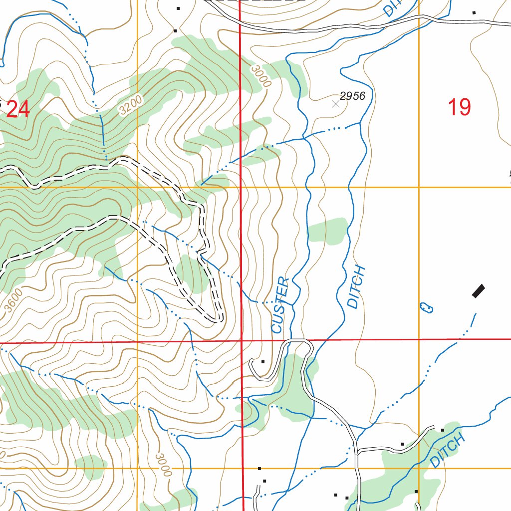 Greenview, CA FSTopo Legacy Map by US Forest Service - Topo | Avenza Maps