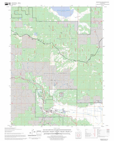 US Forest Service - Topo Greenville, CA FSTopo Legacy digital map