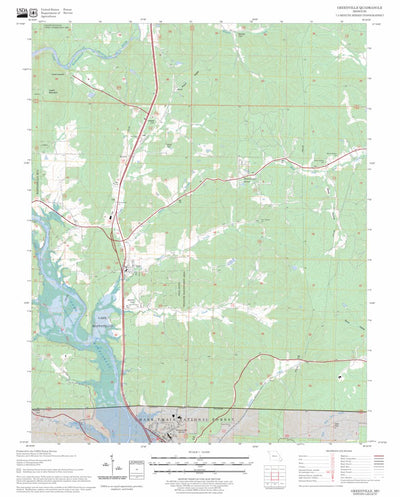 US Forest Service - Topo Greenville, MO FSTopo Legacy digital map