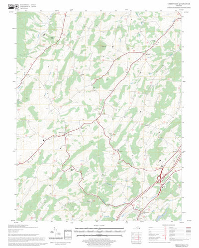 US Forest Service - Topo Greenville, VA FSTopo Legacy digital map