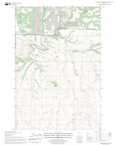 US Forest Service - Topo Greenwood Butte, OR FSTopo Legacy digital map
