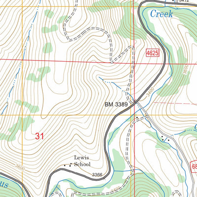US Forest Service - Topo Greenwood Butte, OR FSTopo Legacy digital map