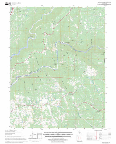 US Forest Service - Topo Greenwood, CA FSTopo Legacy digital map