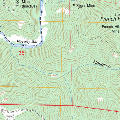 US Forest Service - Topo Greenwood, CA FSTopo Legacy digital map