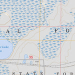 US Forest Service - Topo Greenwood Lake West, MN FSTopo Legacy digital map