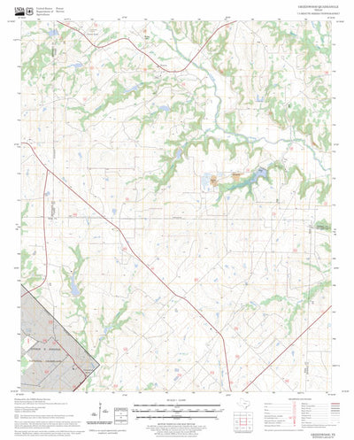US Forest Service - Topo Greenwood, TX FSTopo Legacy digital map