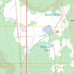 US Forest Service - Topo Greer, AZ FSTopo Legacy digital map
