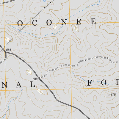 US Forest Service - Topo Greshamville, GA FSTopo Legacy digital map