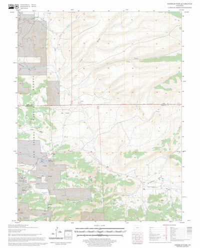 US Forest Service - Topo Gribbles Park, CO FSTopo Legacy digital map